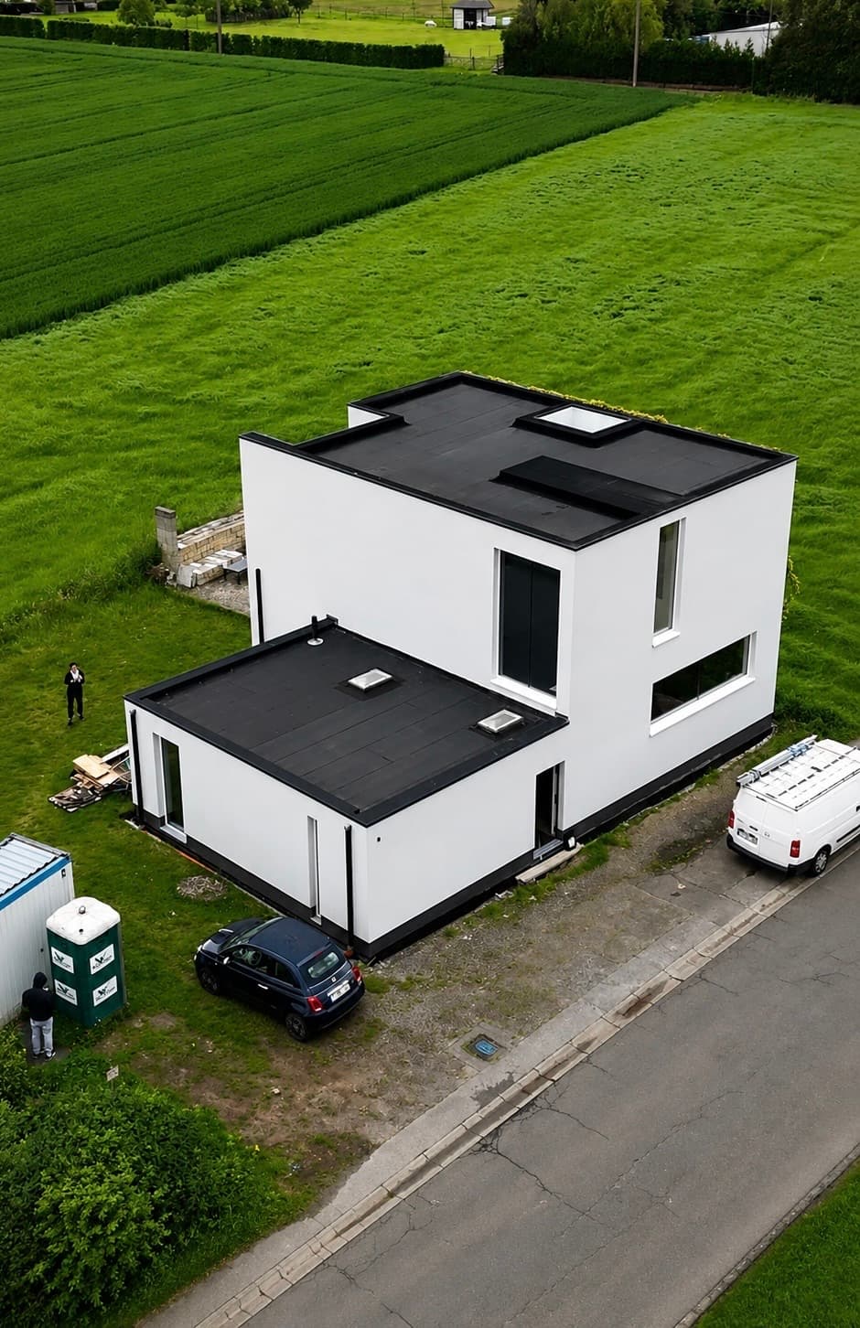 Woning Meise na gevelisolatie + crepi