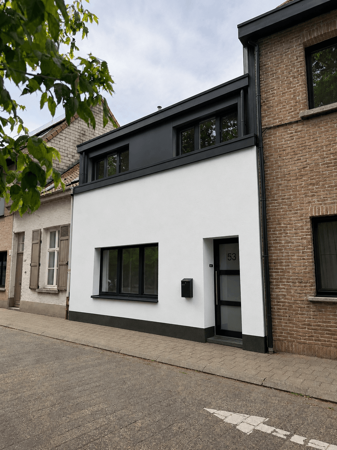 Woning Wijnegem na gevelisolatie + crepi